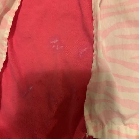 Carter’s Light Pink And White Dress With Hot Pink Onesie Attached 24 Month (156) - Picture 6 of 6